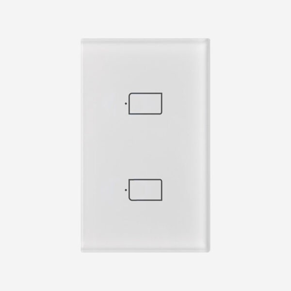 Apagador Inteligente Doble Automatización y Estilo Moderno Apagador Inteligente de Pared Simple
