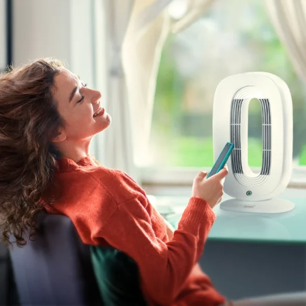 ventilador inteligente blanco