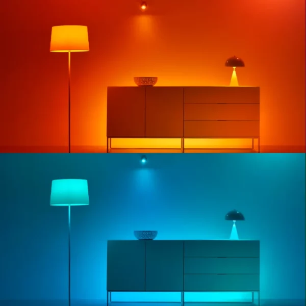 Lámpara de 60W Luz Multicolor