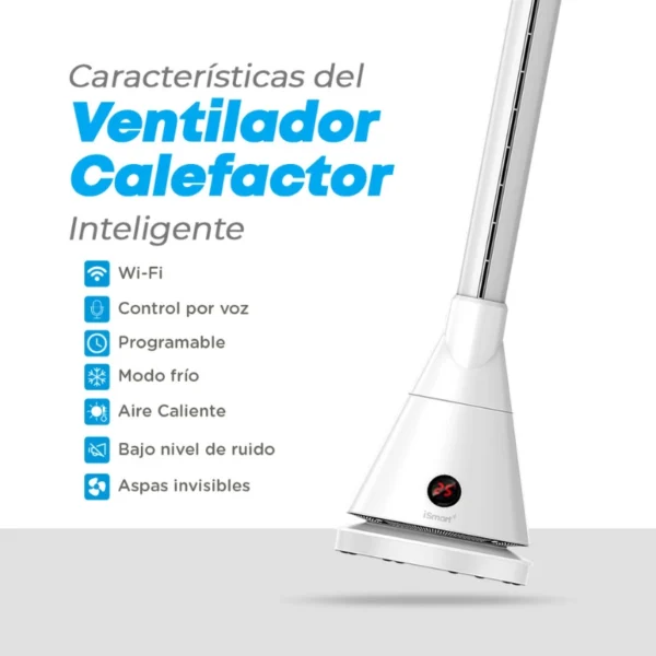 ventilador calefactor inteligente