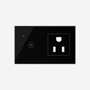 Enchufe Interruptor Simple WiFi negro