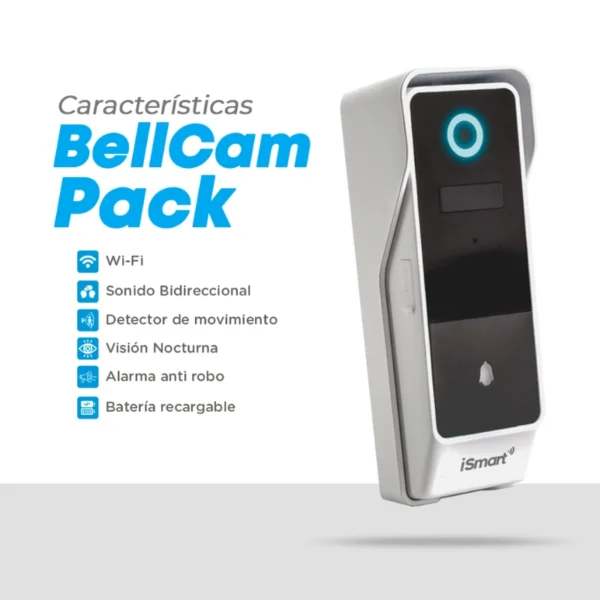 Bellcam Pack - Intercomunicador Inteligente con visión nocturna