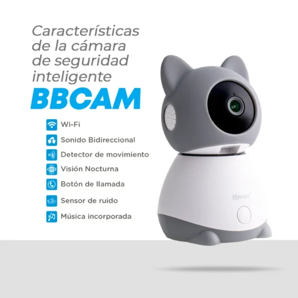 Cámara de seguridad inteligente BBCAM - Visión Nocturna