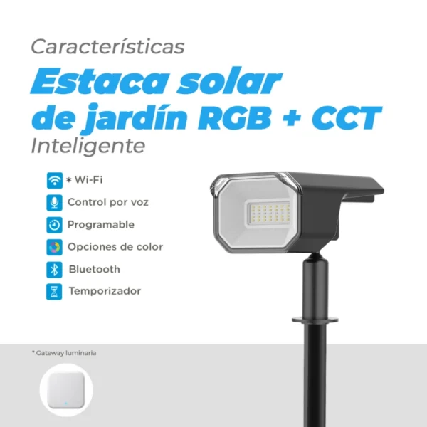 estaca solar inteligente