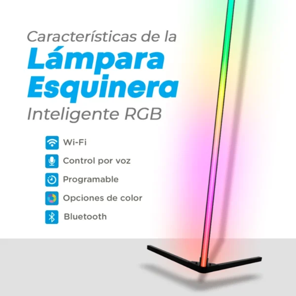 lámpara esquinera inteligente