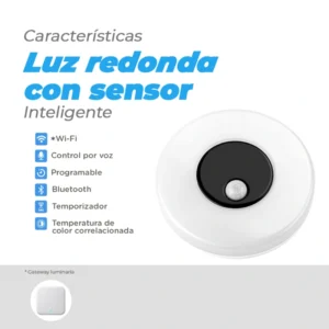 luz con sensor inteligente