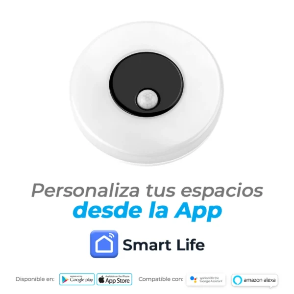 luz con sensor inteligente