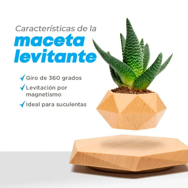 maceta levitante magnética