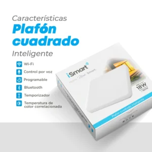 Plafón cuadrado inteligente CCT