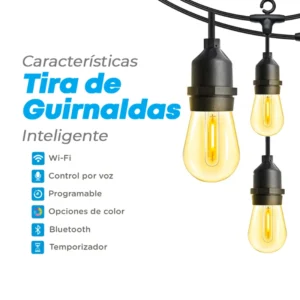 Tira de Guirnaldas Inteligentes RGB 7.3 m | iSmart