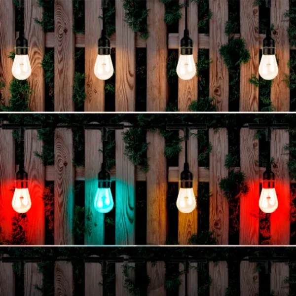 TIRA DE GUIRNALDAS INTELIGENTES PARA EXTERIOR RGB